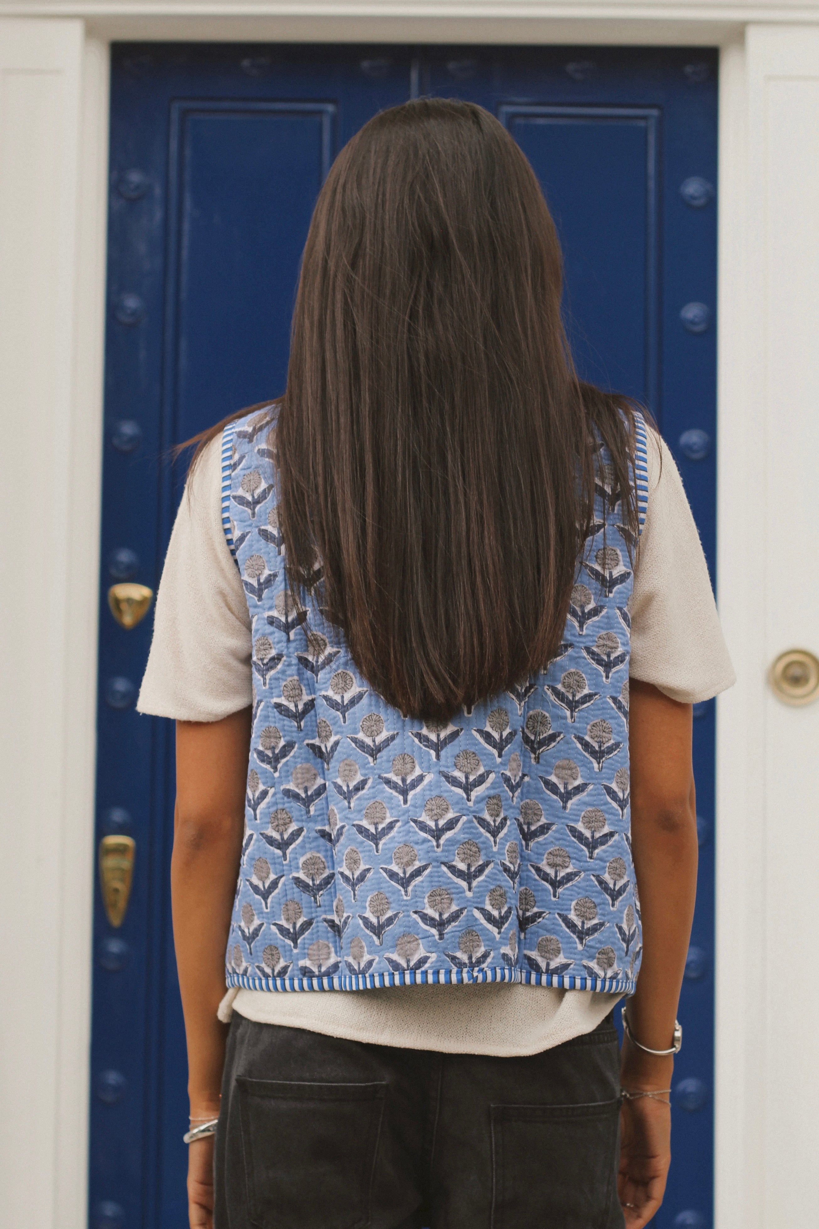 Blue Amour Waistcoat