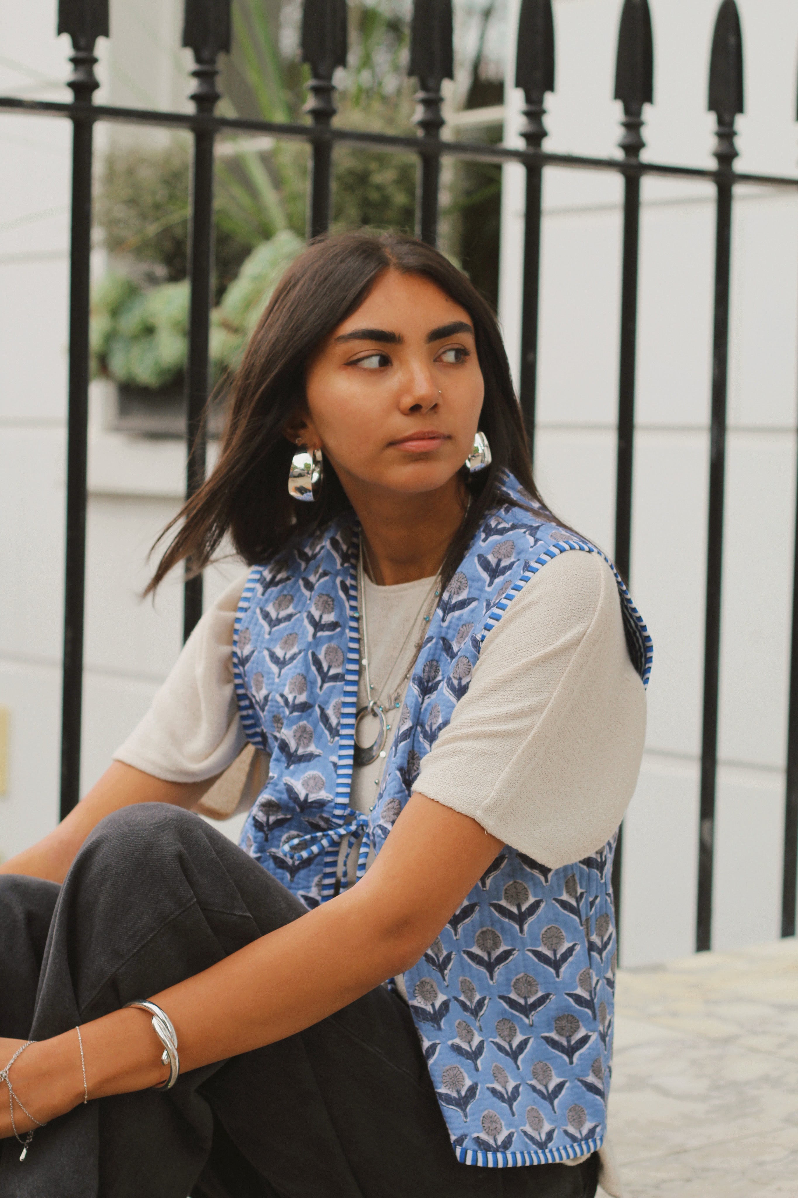 Blue Amour Waistcoat