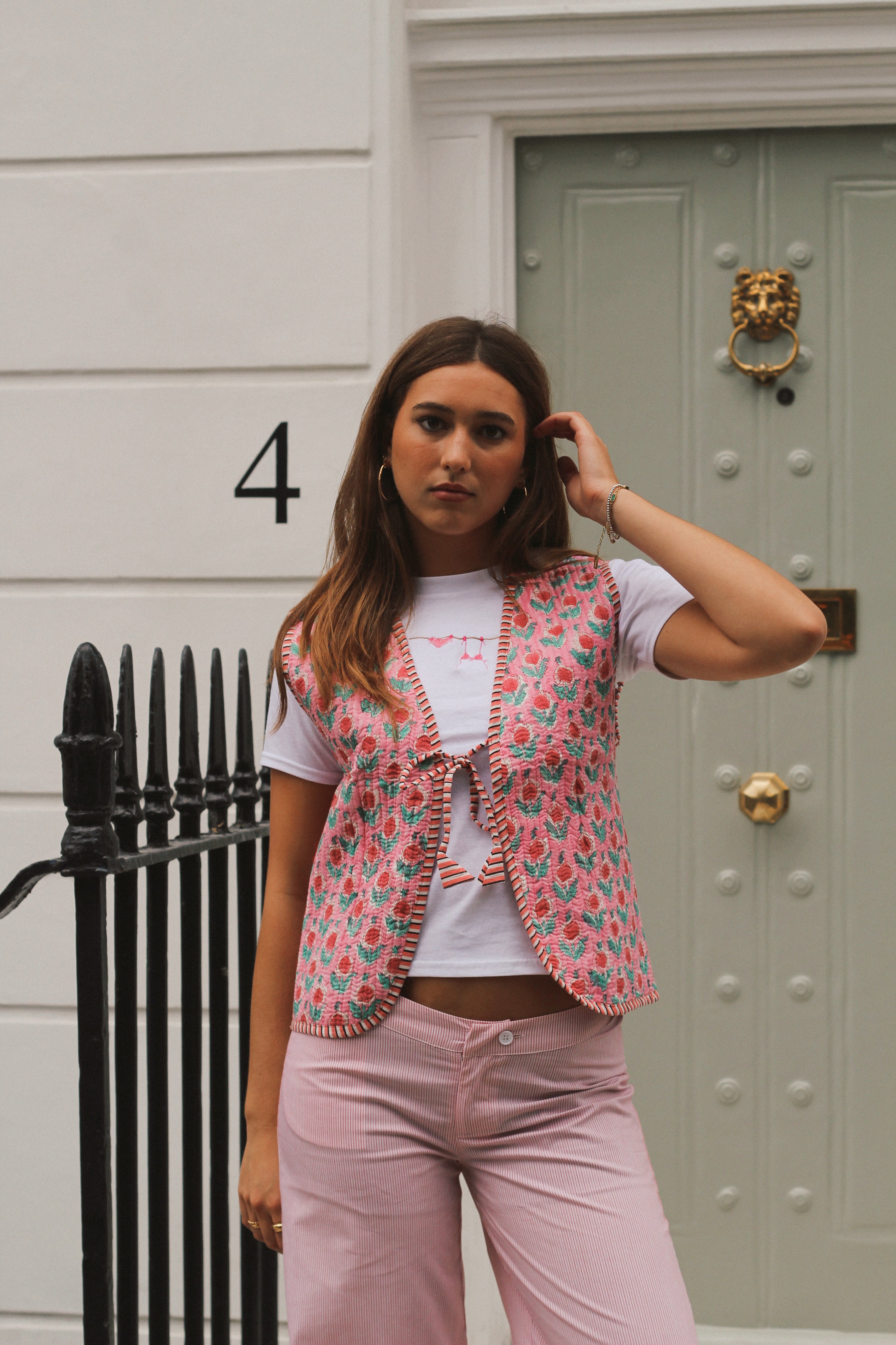 Pink Amour Waistcoat - Levuroy