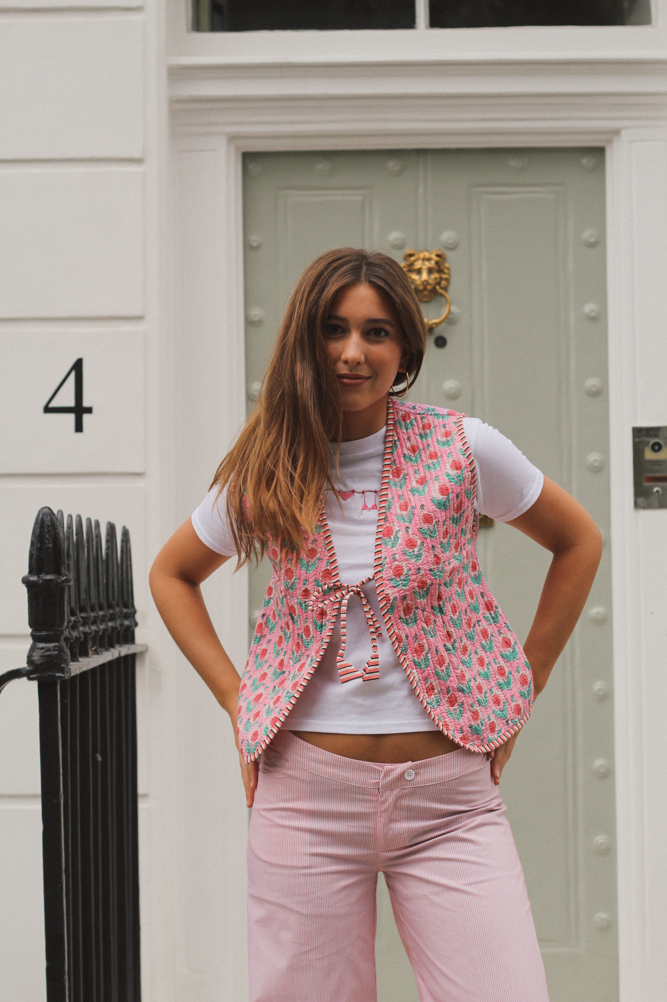 Pink Amour Waistcoat - Levuroy