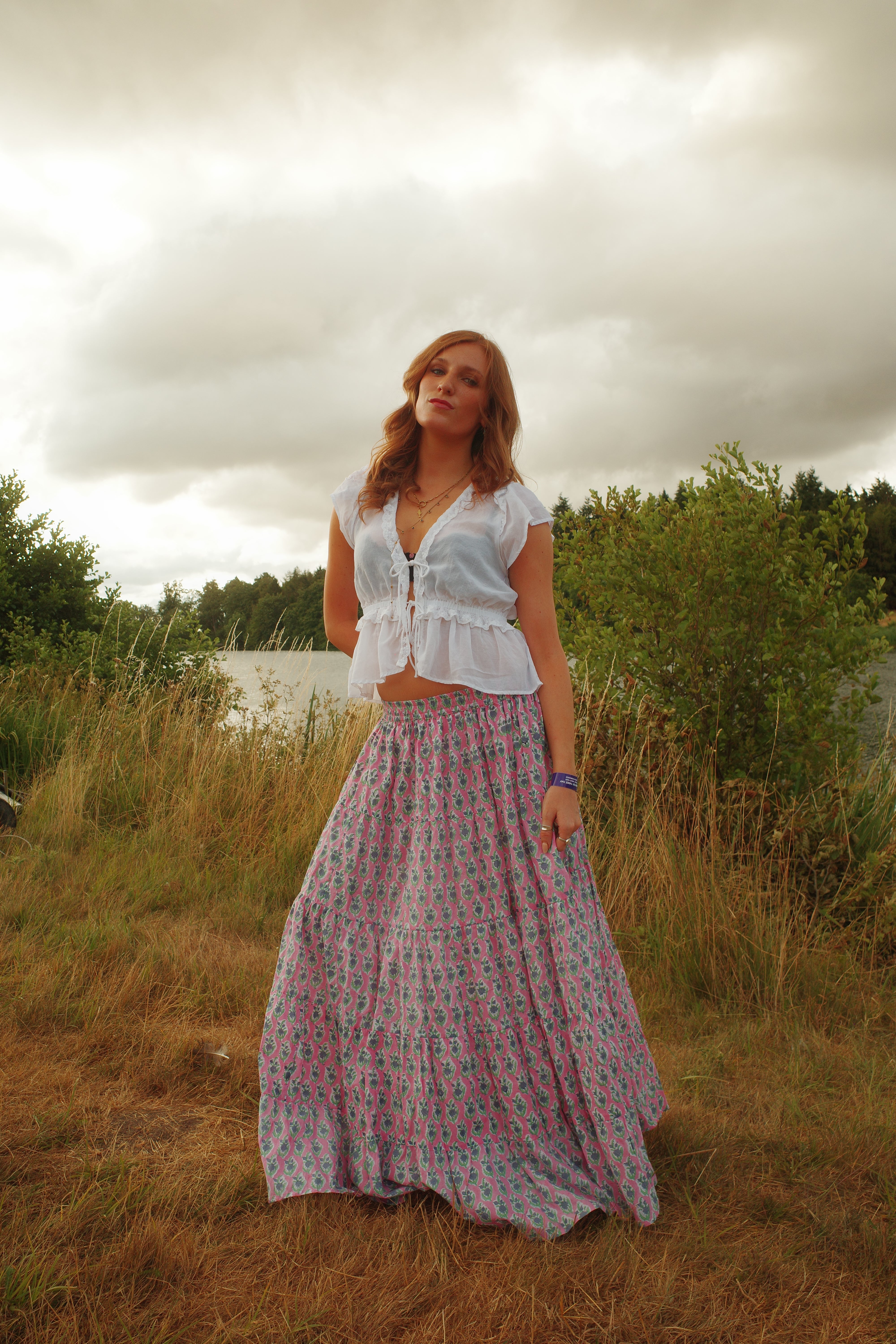 Pink Ivy Skirt - Levuroy
