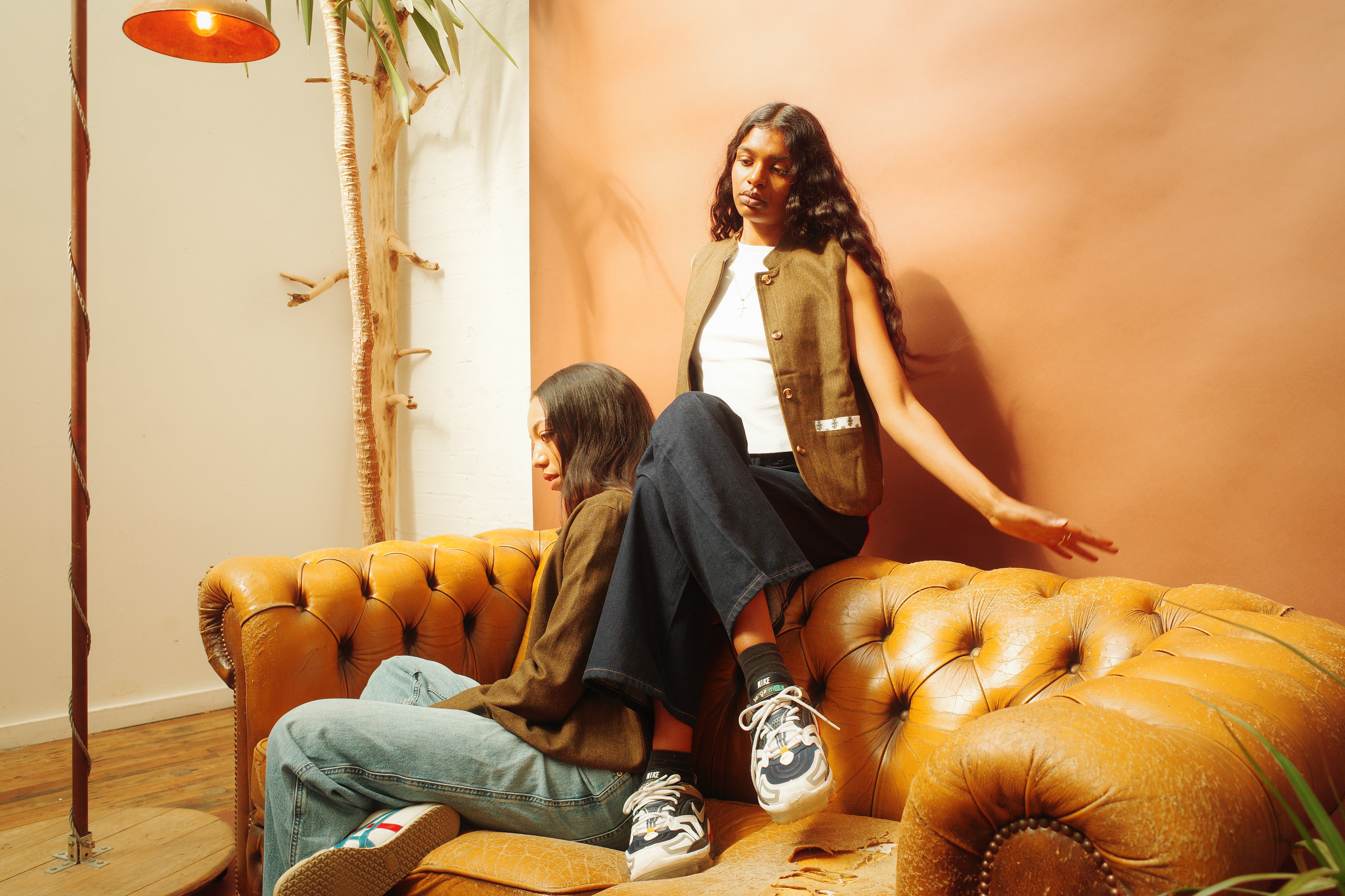 Tweed Nehru Waistcoat - Levuroy