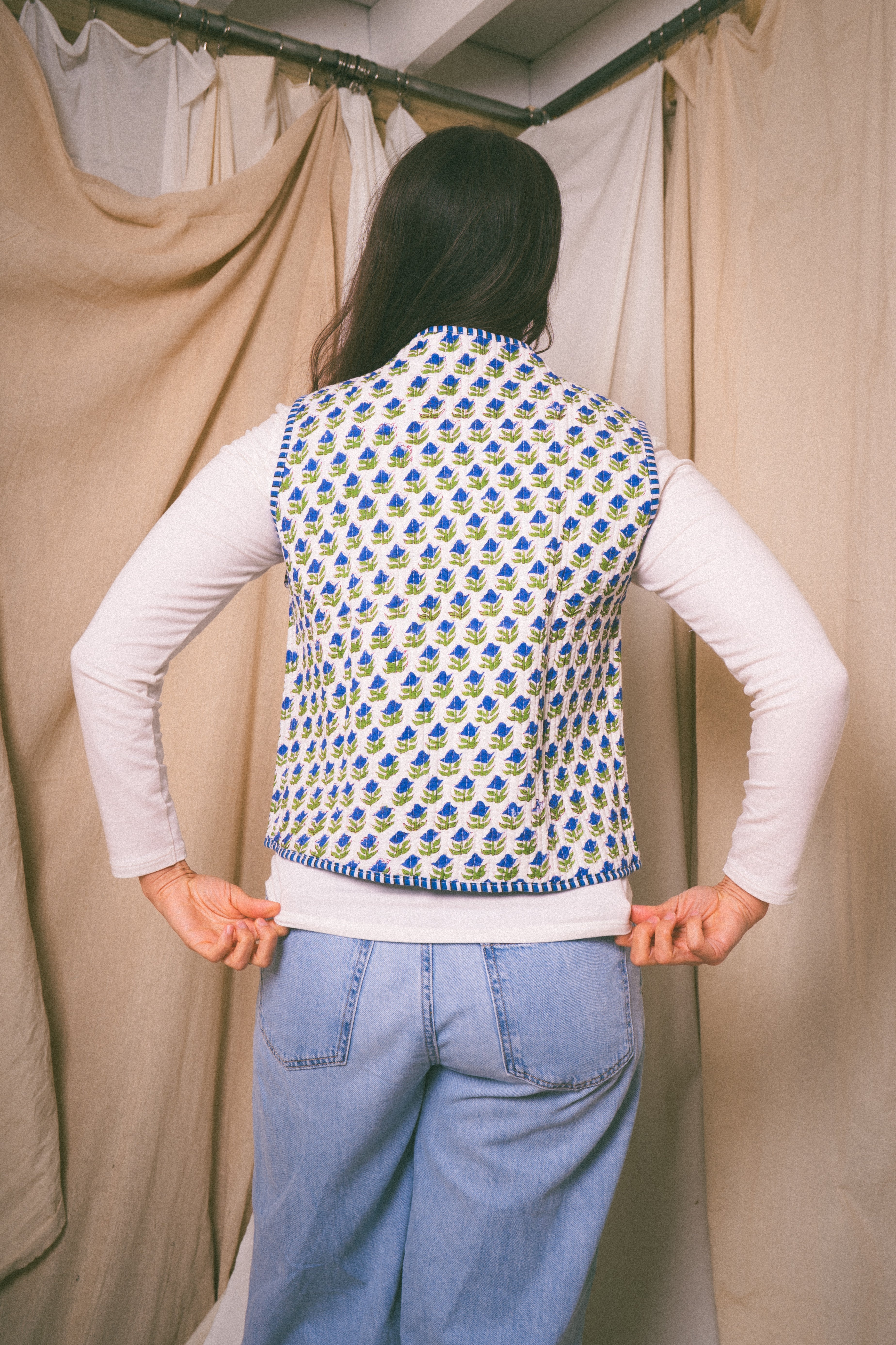 Royal Blue Amour Waistcoat - Levuroy