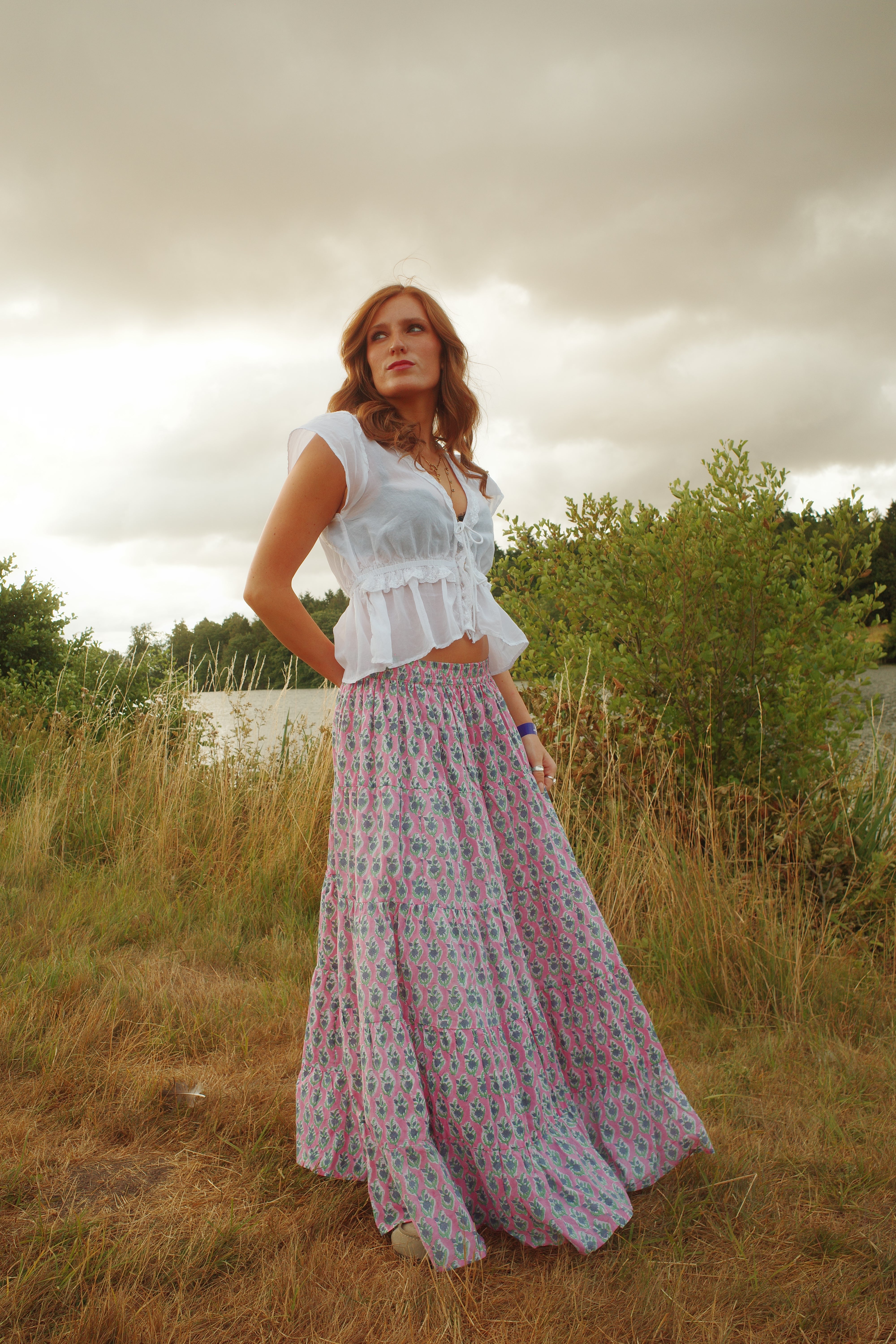 Pink Ivy Skirt - Levuroy