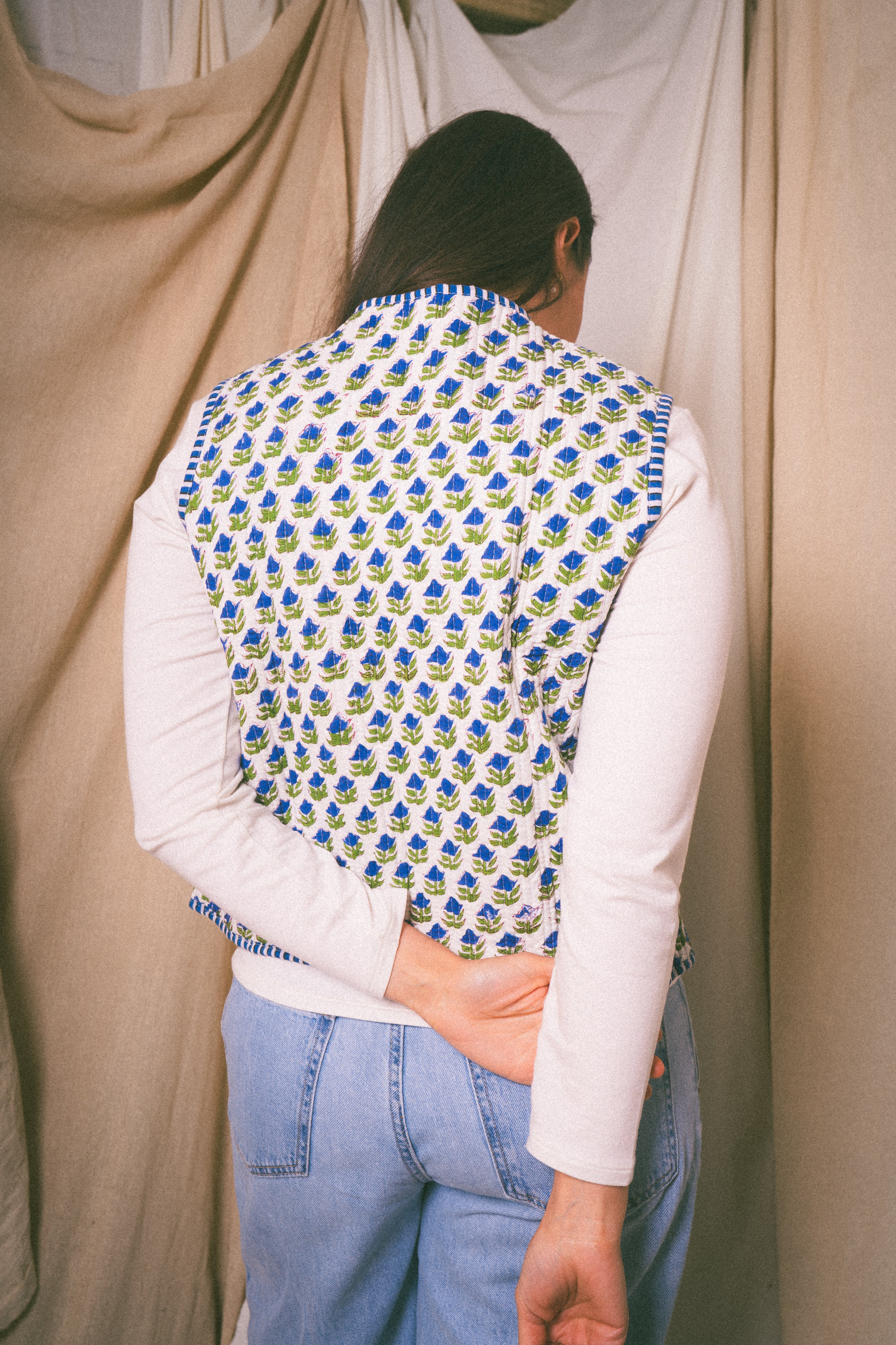Royal Blue Amour Waistcoat - Levuroy