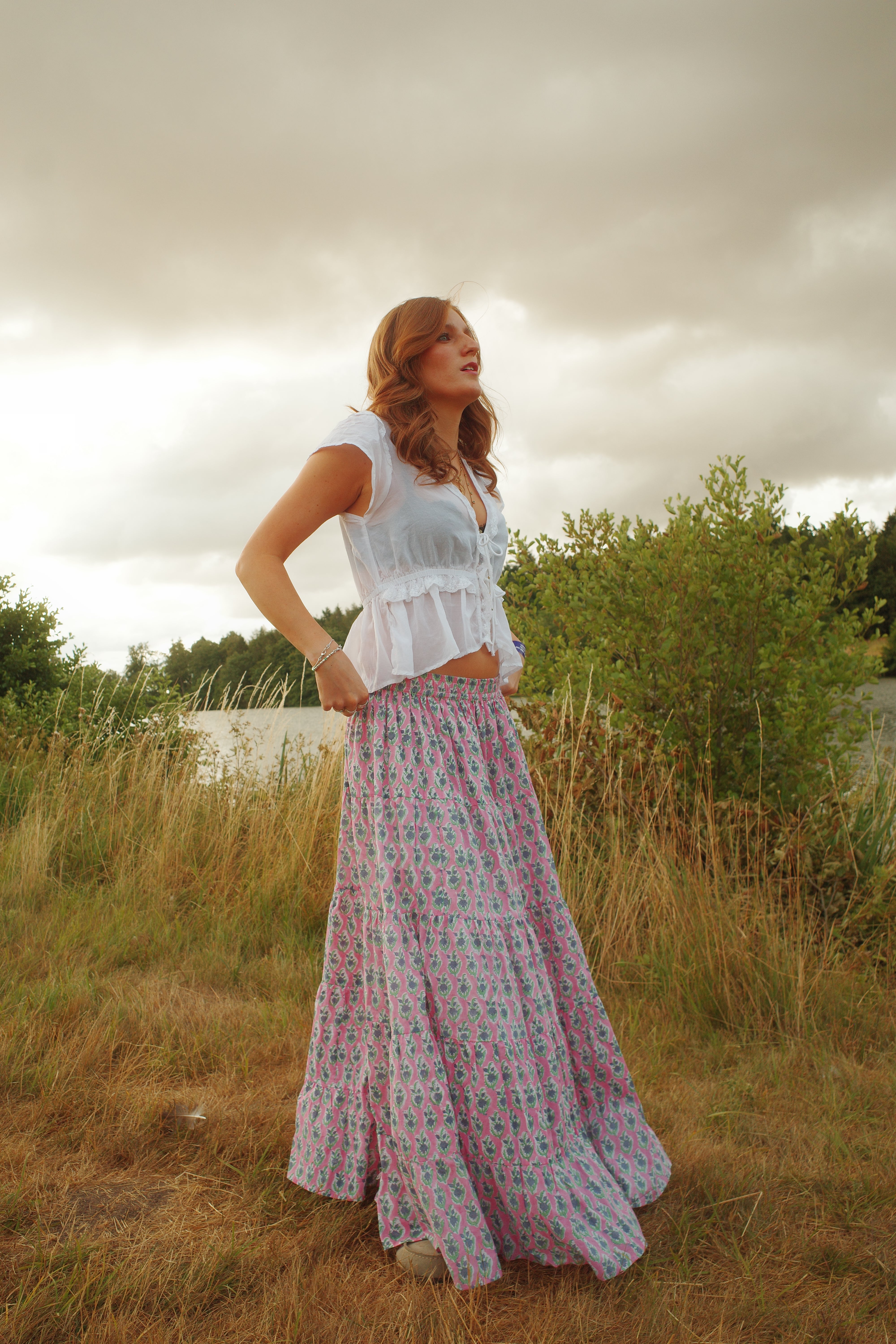 Pink Ivy Skirt - Levuroy