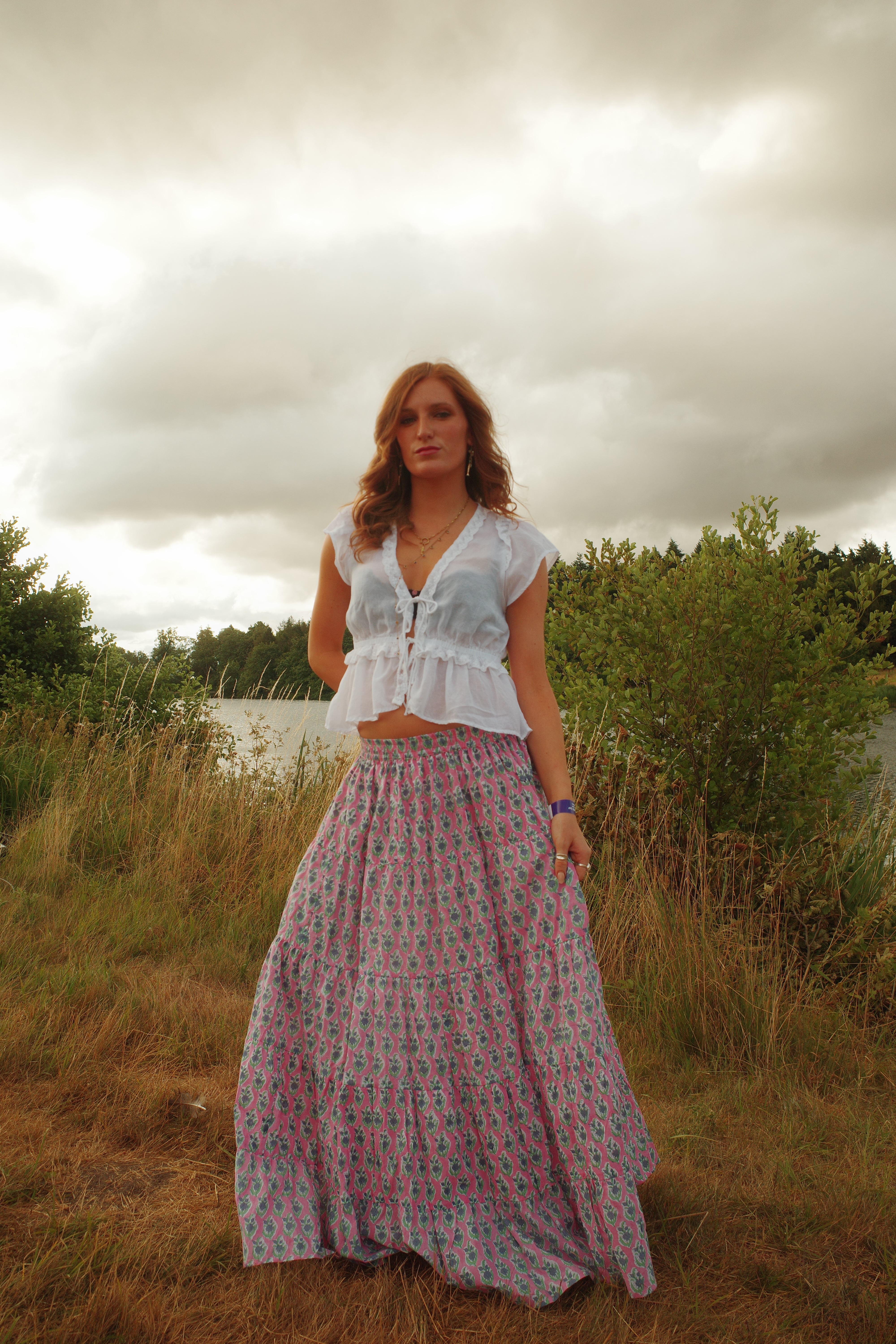 Pink Ivy Skirt - Levuroy