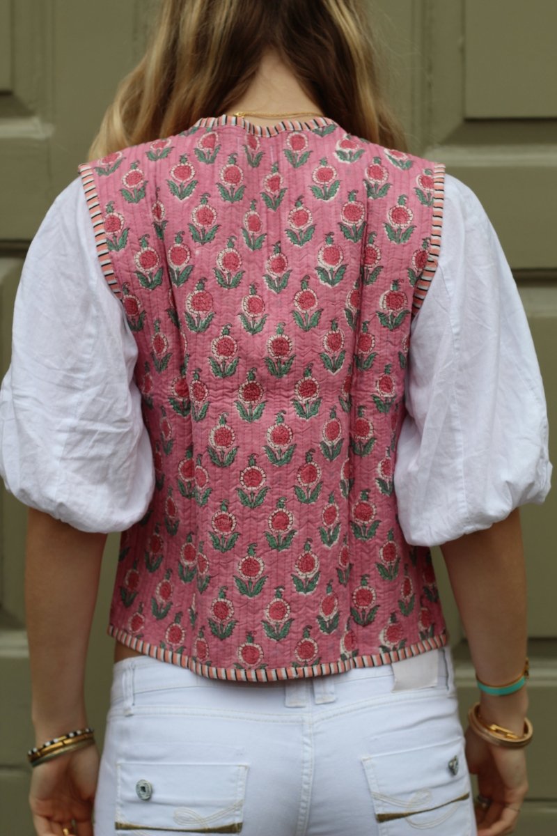 Pink Amour Waistcoat - LevuroyLevuroyLevuroyXSPink Amour Waistcoat